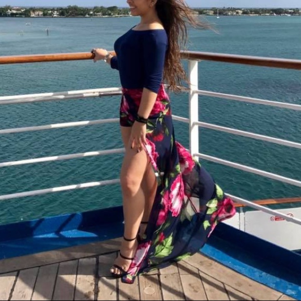 High low flowers short